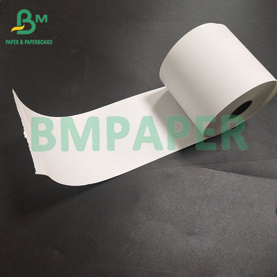 48gsm 3 1/8 &quot;x 260&quot; Putih Termal Keterangan Kertas Jumbo Roll untuk ATM Kartu Kredit