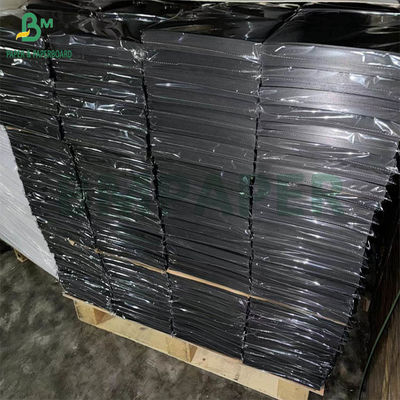 300gm All Black Kraft Board Lembar kertas padat Album Karton Tahan Lipat