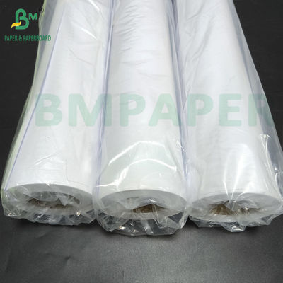Gulung kertas gambar putih 20# 48 In X 50 Yds CAD Bond Paper Uncoated