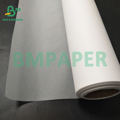 63gsm 24' Putih Frosted Translucent Roll Paper untuk Melacak dan Menggambar