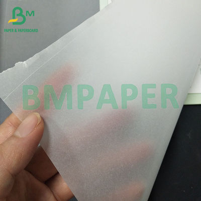 63gsm 24' Putih Frosted Translucent Roll Paper untuk Melacak dan Menggambar