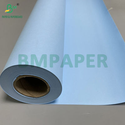 80g Double Sides Blue Plotter Paper CAD Printer Rolls 20&quot; 24&quot; lebar 50 yard panjang 100 yards