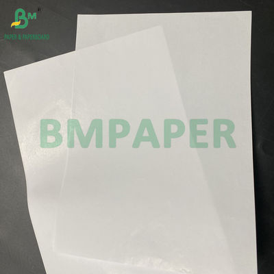 60g kertas pembungkus hadiah putih di dalam lembaran lapisan kosong Format 31 "x 43"