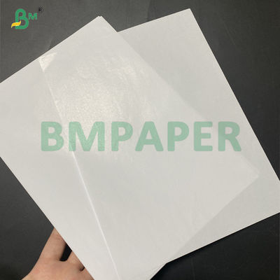 60g kertas pembungkus hadiah putih di dalam lembaran lapisan kosong Format 31 "x 43"