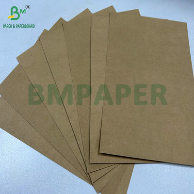 Tinggi kekuatan air mata 250 gram 270 gram Brown Kraft Liner Untuk Kartu Hadiah 61 x 86cm