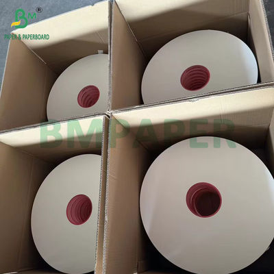 24gsm 28gsm Straw Wrapping Paper Rolls Logo Perusahaan Desain kustomisasi