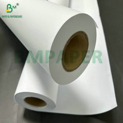 80 gram kertas pengikat roll teknik putih tidak dilapisi dengan 36 inci x 50 yard 2 &quot; inti