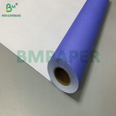 24' X 150ft Satu sisi Ungu Biru 20lb CAD Bond Paper Roll 2' Inti