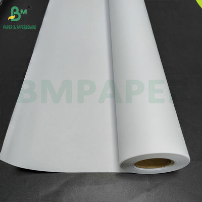 108gm Putih dilapisi Bond Paper untuk Inkjet Printing 914mm x 30m Roll