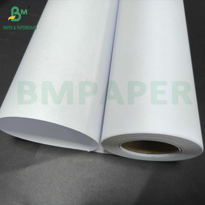 108gm Putih dilapisi Bond Paper untuk Inkjet Printing 914mm x 30m Roll