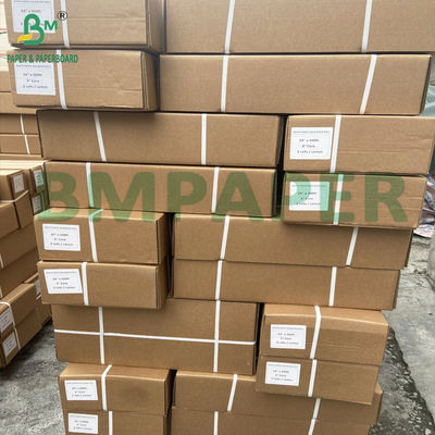 108gm Putih dilapisi Bond Paper untuk Inkjet Printing 914mm x 30m Roll