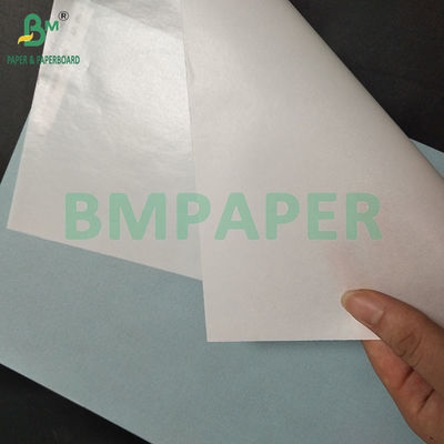 50g Putih Dan Biru Kertas Kaca Bertahan Minyak Kertas Belakang Self-Adective