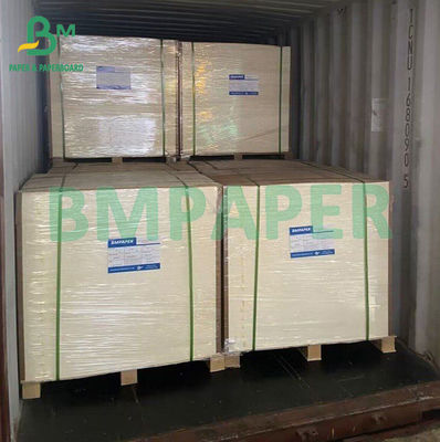 80gm Daur Ulang Pulp Ketebalan Seragam permukaan halus krim kertas bebas kayu untuk notebook