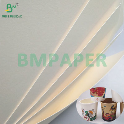 260gsm+18PE Mat Coated Food Oilproof Paper untuk membuat cangkir dan mangkuk kertas sekali pakai