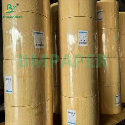 120g Bahan makanan Kekuatan tarik Kertas kraft cokelat untuk kertas kantong