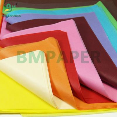 17gsm Warna Tissue Wrapping Paper Untuk Buah Pengemasan 50 x 70cm Ringan