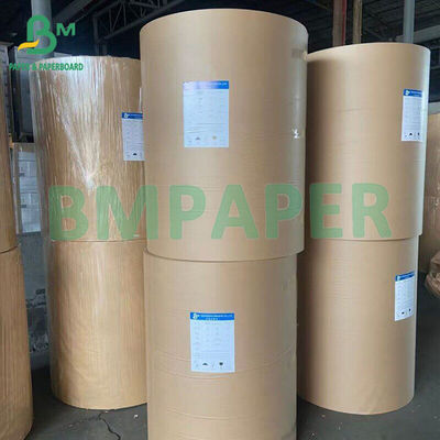 60g Brown Daur Ulang Kraft Liner Paperboard Untuk Membuat Roll Tubes Core