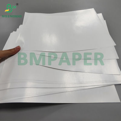80gm Satu sisi dilapisi Putih Glossy Art Paper Untuk Label Sticker 65 x 95cm