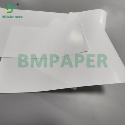 80gm Satu sisi dilapisi Putih Glossy Art Paper Untuk Label Sticker 65 x 95cm