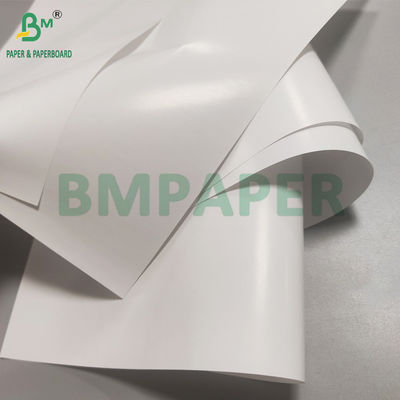 80gm Satu sisi dilapisi Putih Glossy Art Paper Untuk Label Sticker 65 x 95cm