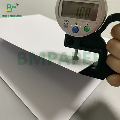 Papan Dupleks tebal dilapisi 2 sisi Putih 1.0mm 0.8mm 0.7mm 31x43inch