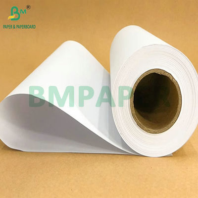 20lb putih yang baik Uncoated Cerah Plotter Paper Untuk Teknik 36inches X 50yards 2 &quot; Inti