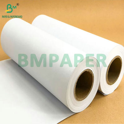 20lb putih yang baik Uncoated Cerah Plotter Paper Untuk Teknik 36inches X 50yards 2 &quot; Inti