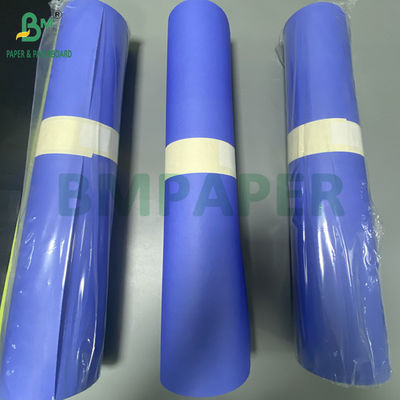80gsm Digital Plotter Paper Rolls Format lebar Berwarna Ungu Biru 35 &quot; X 300ft