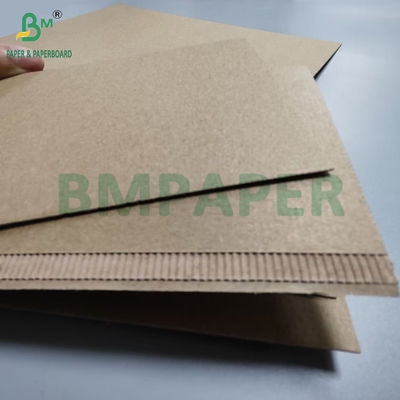 Kraft Brown Corrugated Paper Board N Flute Untuk Kemasan Logistik 70 X 100cm