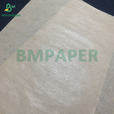 35gsm 40gsm Mesin Kaca Brown Kraft Paper MGBK Kembali Kraft Paper Satu Sisi Glossy