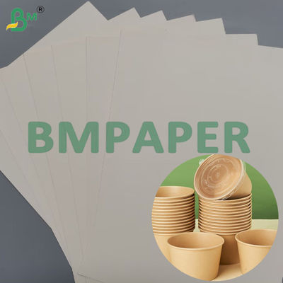 190g Bowl Paper 100 % Virgin Wood Pulp Custom Coated Untuk Bowl Paper