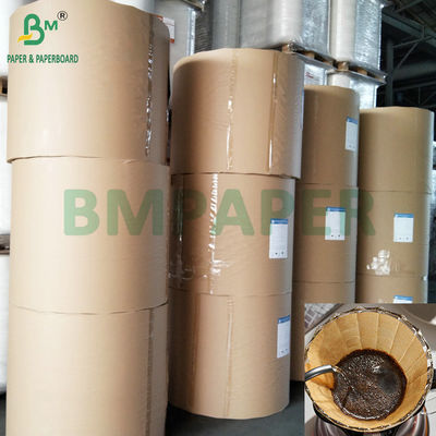 50gm Natural Brown And White Coffee Filter Paper 500mm - 1500mm Lebar