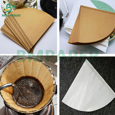 50gm Natural Brown And White Coffee Filter Paper 500mm - 1500mm Lebar