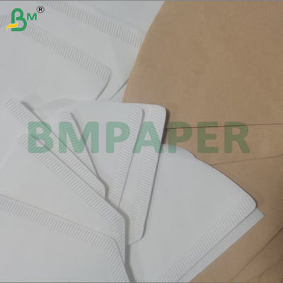 Kertas filter kopi sekali pakai cokelat 100 hitung 2-4 cangkir Ripple Paper