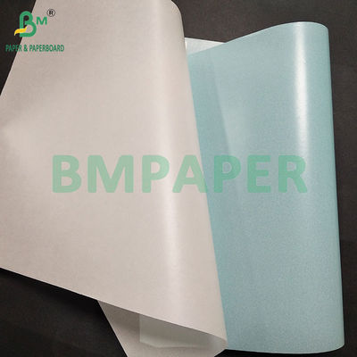 40-60gm Satu sisi Kaca Kaca Glossy Untuk Label Back Paper Putih Kuning Biru