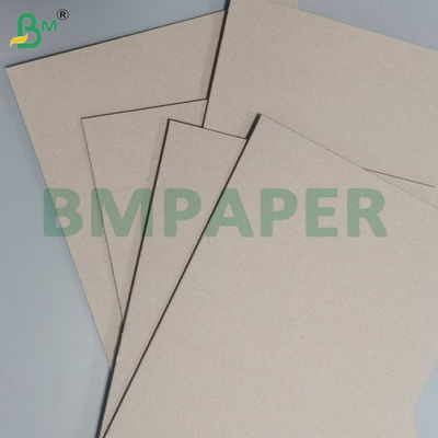 2mm Uncoated Grey Chipboard Daur Ulang Pulp Book Binding Board 70 * 110cm