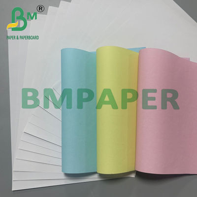 60g Warna-warni Carbonless Copy Sheets 100% Virgin Wood Pulp NCR