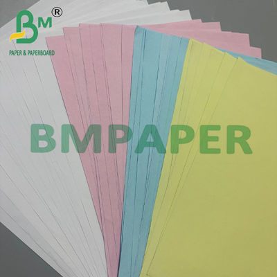 60g Warna-warni Carbonless Copy Sheets 100% Virgin Wood Pulp NCR