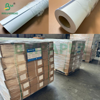 80gsm White Graph Paper Roll 1220mm Lebar X 150m Panjang 3&quot; Core OEM Carton Packaging