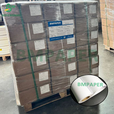 80gsm White Graph Paper Roll 1220mm Lebar X 150m Panjang 3&quot; Core OEM Carton Packaging