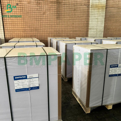 80gsm 120gsm C1S Gloss Coated Art Paper Untuk Label Printability yang Baik 70 x 100cm