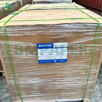 75g 80g Kekuatan Basah Kertas Kraft Untuk Kantong Kekuatan Tinggi