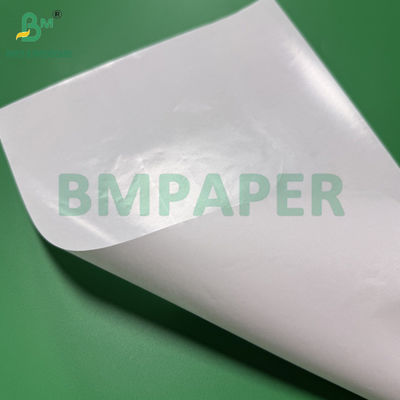 1 Sisi PE Lapisan Kertas Kraft Putih Kertas 40g + 10g Ukuran 36 X 25 Inci
