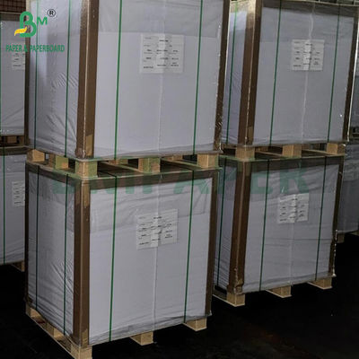 1 Sisi PE Lapisan Kertas Kraft Putih Kertas 40g + 10g Ukuran 36 X 25 Inci