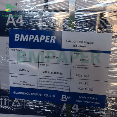 Berkualitas tinggi 20 Pound 21 Pound Blank CB CFB CF Pre Perfed Carbonless Paper