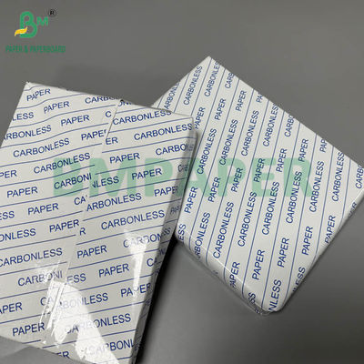75gr 78gr Karbonless Paper CF Kuning CFB Blue Letter Ukuran 216x279mm Gambar Hitam