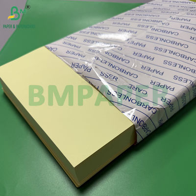 75gr 78gr Karbonless Paper CF Kuning CFB Blue Letter Ukuran 216x279mm Gambar Hitam
