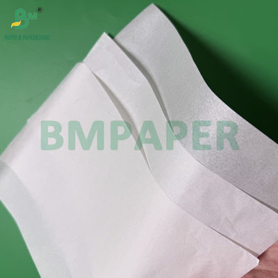 40g Food Grade White Greaseproof Paper Untuk Membungkus Roti 350mm - 600mm
