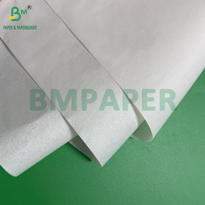 40g Food Grade White Greaseproof Paper Untuk Membungkus Roti 350mm - 600mm