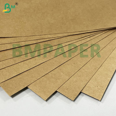 270g 300g Bahan makanan Brown Kraft Cup Stock Paper untuk kertas tray
